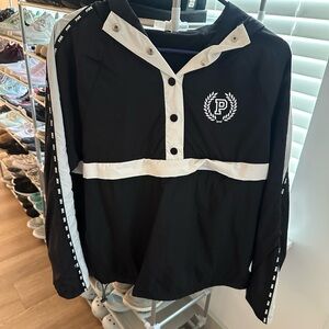 PINK Victoria's Secret Black and White Jacket
